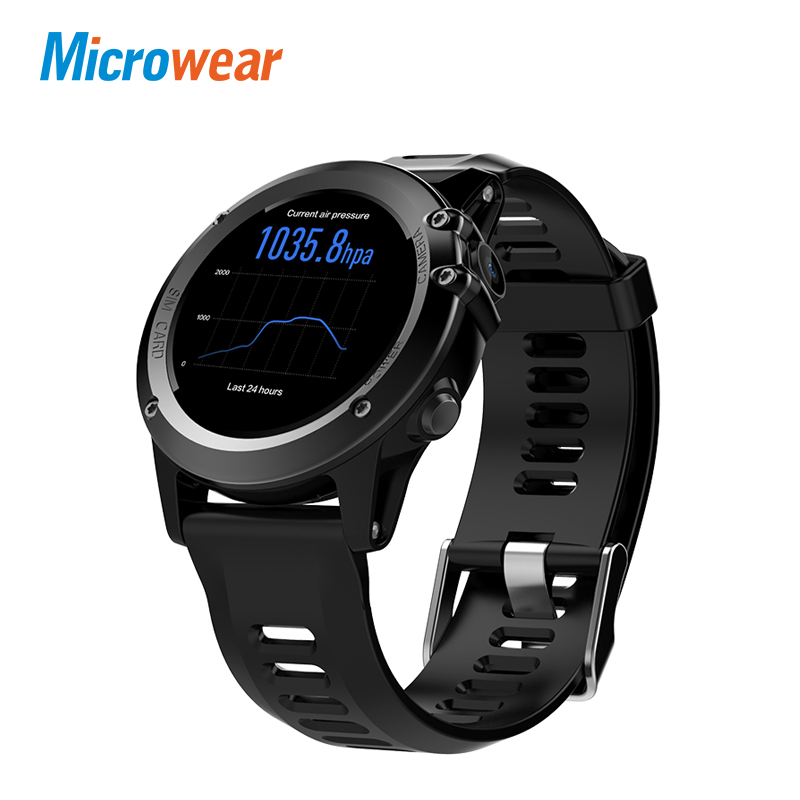 H1 Microwear водонепроницаемые 3G Wi-Fi GPS sim gsm WCDMA