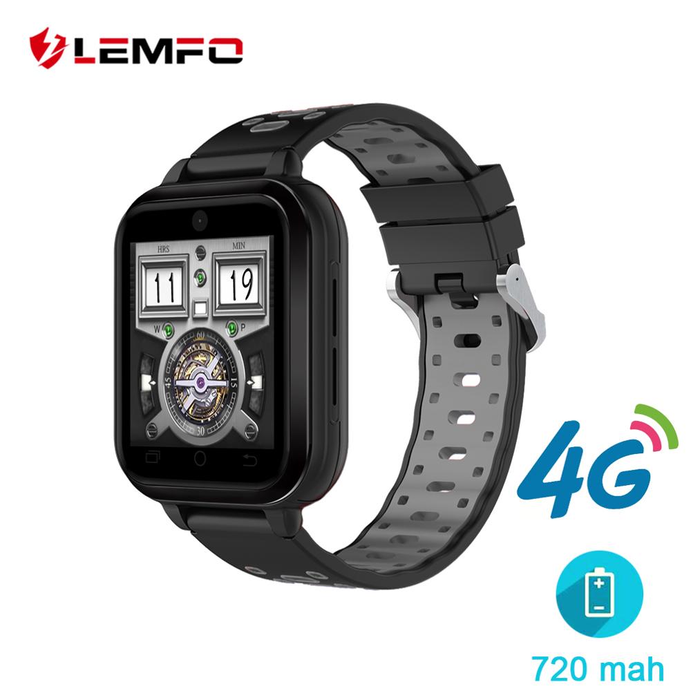 Lemfo 4 г Smart Watch водонепроницаемые часы-телефон 720 мАч