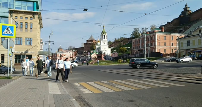 занижение бордюров на пересечении улиц Рождественская, Широкая