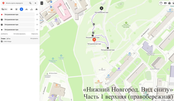 Прогулка от Федоровского наб, 3-тий пандус до Слэклайн площадки