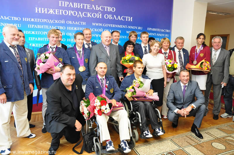 встреча губера с паралимпийцами