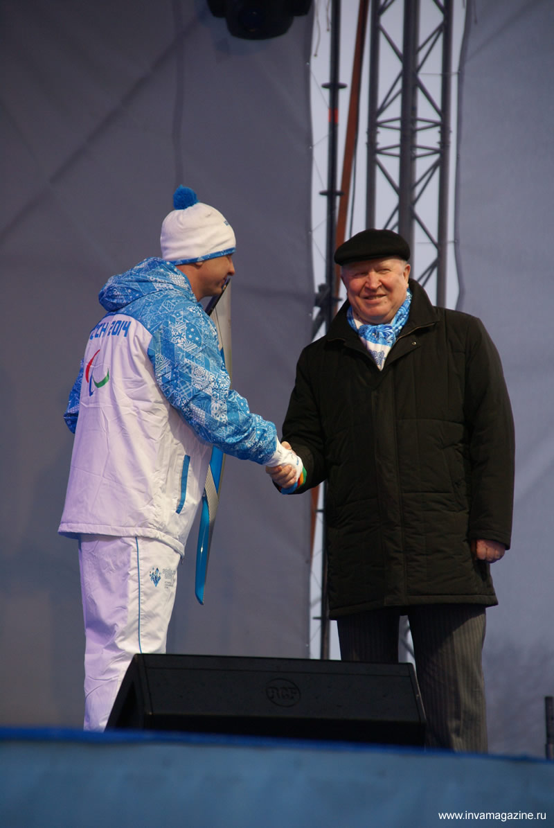 Нижний встретил эстафету Паралимпийского огня