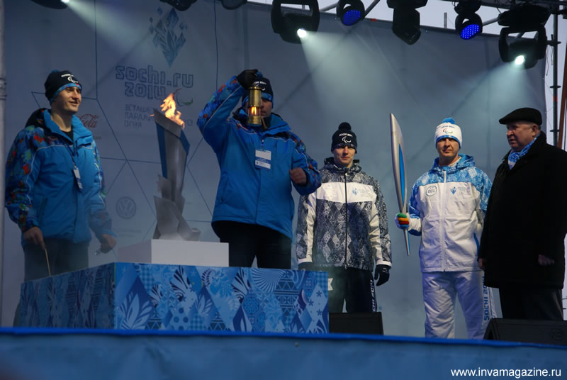 Нижний встретил эстафету Паралимпийского огня