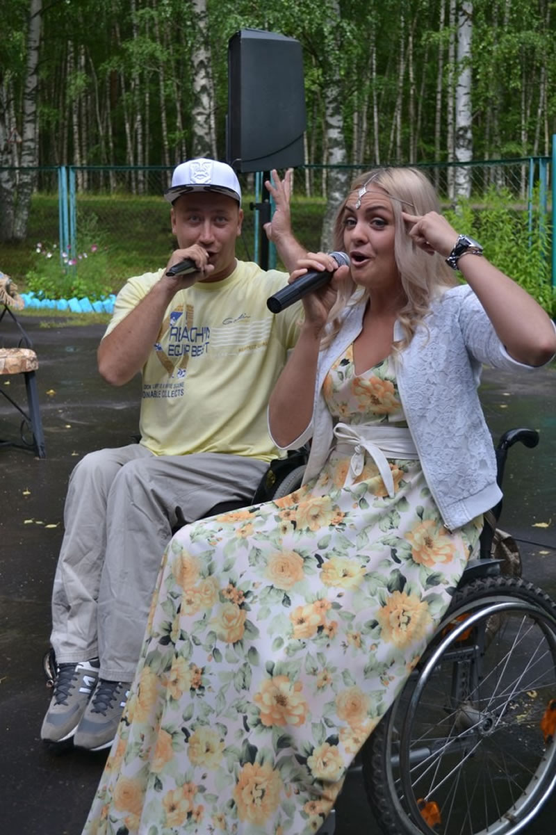 с Алёной Бекишевой в её родном городе - Дзержинске