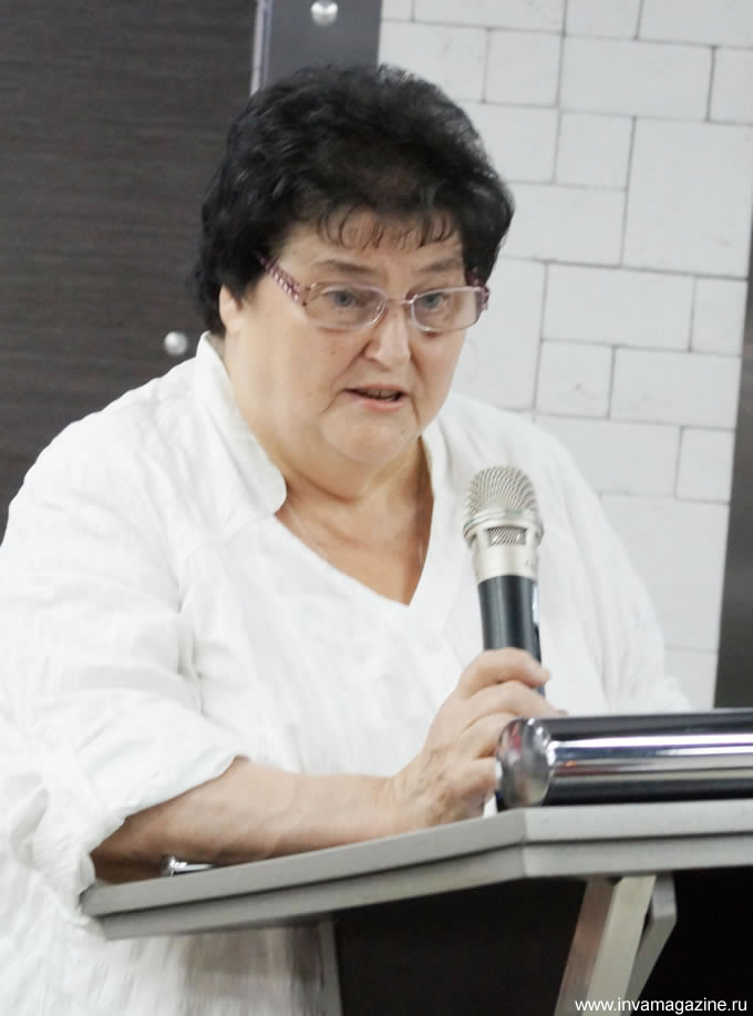 Ирина БЫКОВА, председатель Приокской районной организации ВОИ на VI отчётно-выборной конференции НОО ООО ВОИ