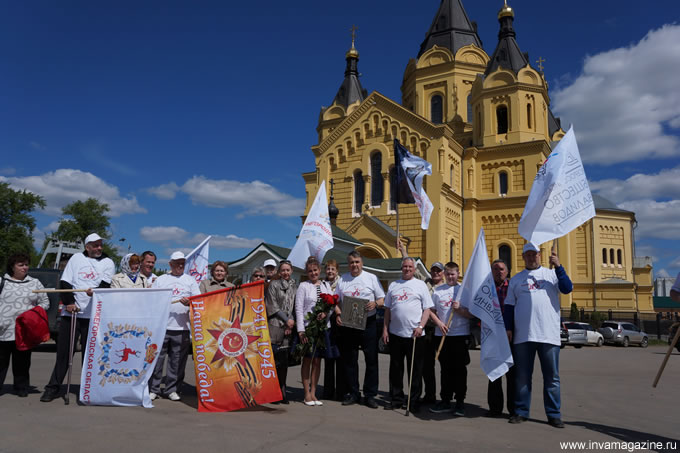 автопробег, шесть экипажей автолюбителей с нарушениями опорно-двигательного аппарата из команды Нижегородской областной организации ВОИ