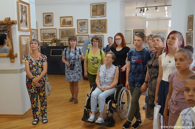 победители творческого конкурса «Краски вдохновения», проводимого Нижегородской областной организацией Всероссийского общества инвалидов