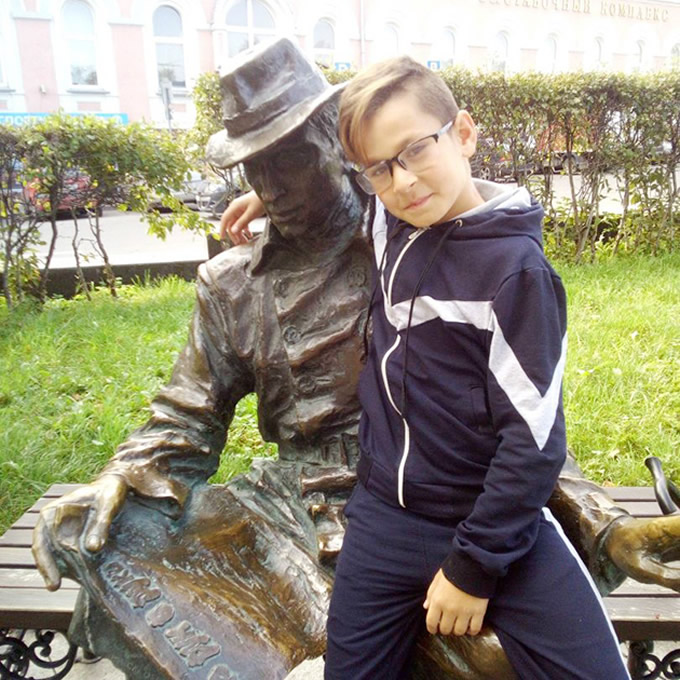 Вадим АЗОВ, 11 лет, юнкор, поселок Нива